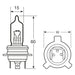 Ring Automotive R962 P30t-40 0488 Halogen Headlamp, 12 V, 55/40 W Ring Automotive - Dynamic Drive