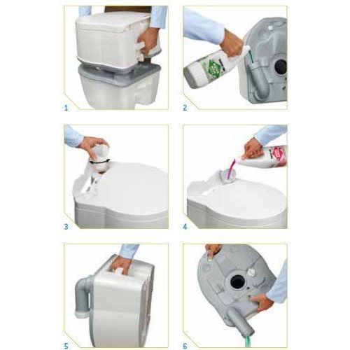 Thetford 565P Excellence Portable Camping Toilet Manual Flush Porta Potti UK Camping And Leisure - Dynamic Drive
