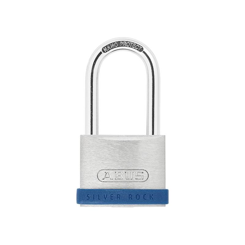 Abus Mechanical 40mm Silver Rock™ 5 Padlock Long Shackle 40mm ABUS Mechanical - Dynamic Drive