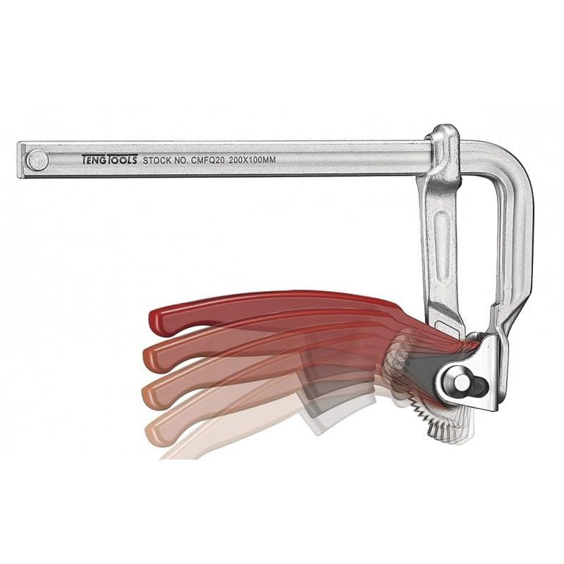 Teng Tools Ratchet Clamp 200 x 100mm Teng Tools - Dynamic Drive
