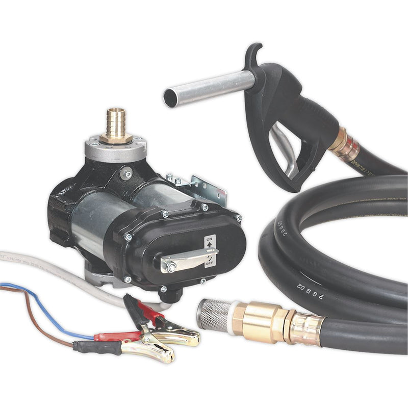 Sealey Diesel & Fluid Transfer Pump 12V High Flow TP98 Sealey - Dynamic Drive