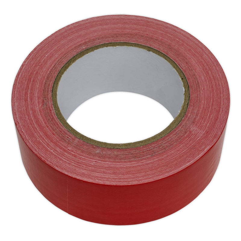 Sealey Duct Tape 50mm x 50m Red DTR Sealey - Dynamic Drive