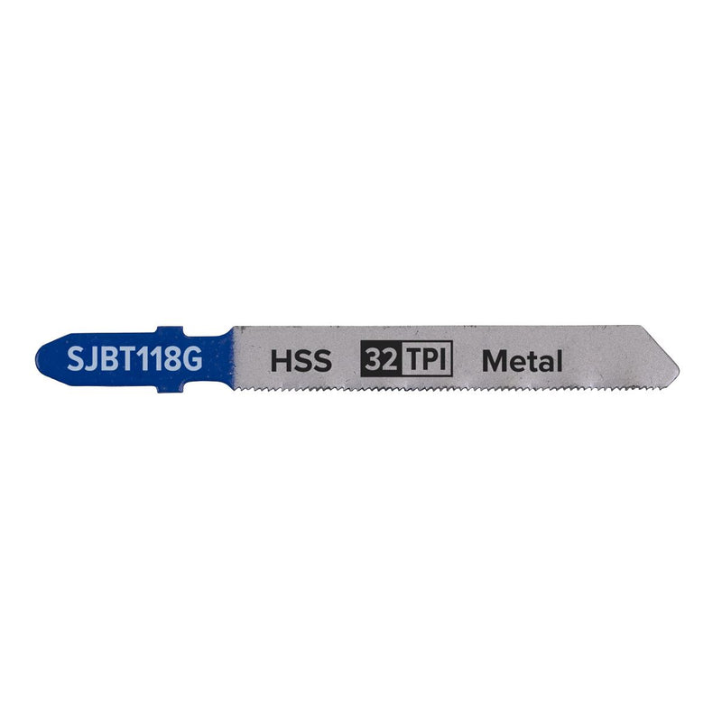 Sealey Jigsaw Blade Metal 75mm 32tpi Pack of 5 SJBT118G Sealey - Dynamic Drive