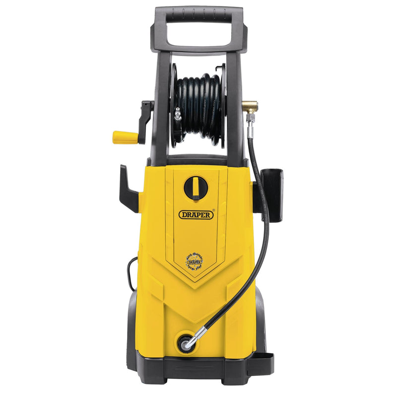Draper 230V Pressure Washer, 2,200W, 165Bar, Yellow 03096 Draper - Dynamic Drive