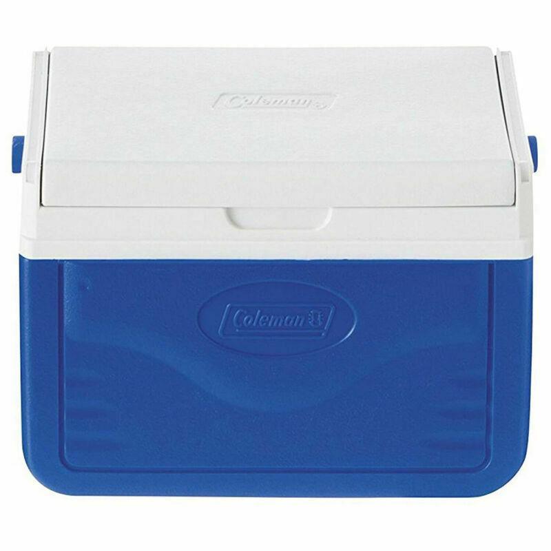 Coleman Performance 6 Personal Blue White Cooler with hinge 5QT Coleman - Dynamic Drive
