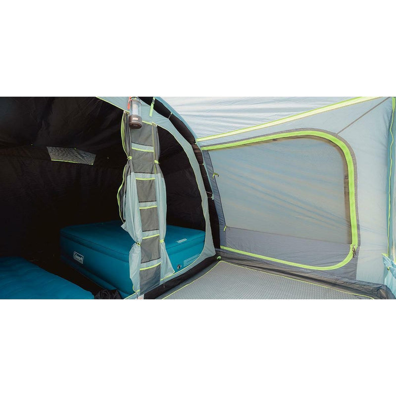 Coleman Tunnel Tent Meadowood 6L 6 Person Black Out Bedrooms Grey Camping Garden Coleman - Dynamic Drive