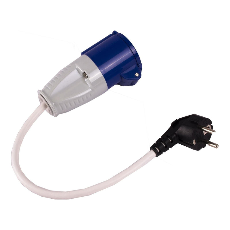 Continental Europe Schuko Mains Hook Up Adapter Lead 230V 16A Caravan Motorhome Powerpart - Dynamic Drive