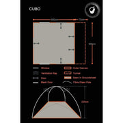Olpro Cubo v2 - Campervan awning (Fibreglass Poles) Olpro - Dynamic Drive
