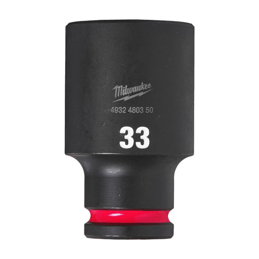 Milwaukee Hex Socket Shw 1/2 Deep 33Mm-1Pc 4932480350 Milwaukee - Dynamic Drive