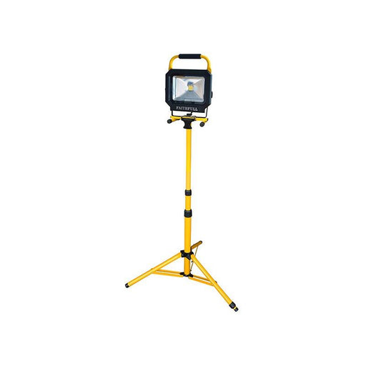 Faithfull Power Plus COB LED Single Pod Tripod Sitelight 30W 2100 Lumens 110V Faithfull Power Plus - Dynamic Drive