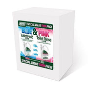 Eco Friendly Chemical Toilet Fluid & Rinse 2L Twin Pack for Caravan & Motorhome Maypole - Dynamic Drive