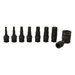 Laser Dual Drive Hex Impact Bit Socket Set 9pc 7977 Laser - Dynamic Drive