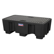 Sealey Barrel Bund Polyethylene 1300 x 750 x 440mm 2 Drum DRP17 Sealey - Dynamic Drive