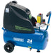 Draper Direct Drive Oil Free Air Compressor, 24L, 1.1kW 24978 Draper - Dynamic Drive