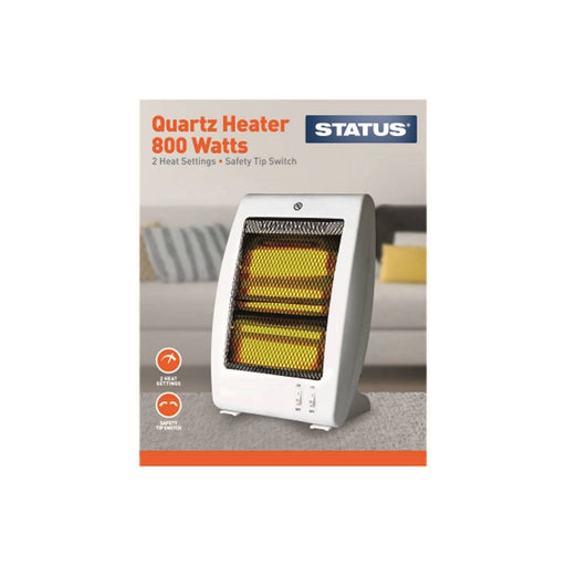 MDS1203 Status 800w Quartz Heater White QHS-800W1PKB Status - Dynamic Drive