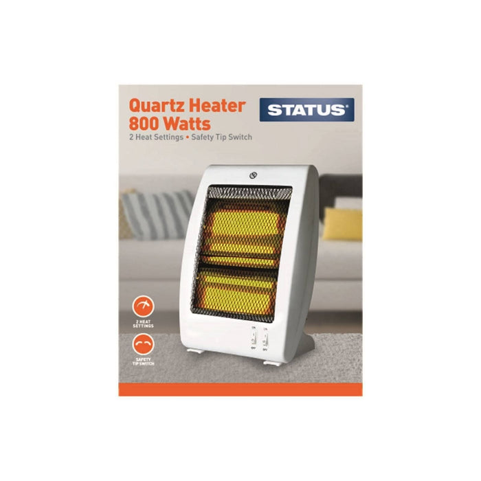 MDS1203 Status 800w Quartz Heater White QHS-800W1PKB Status - Dynamic Drive