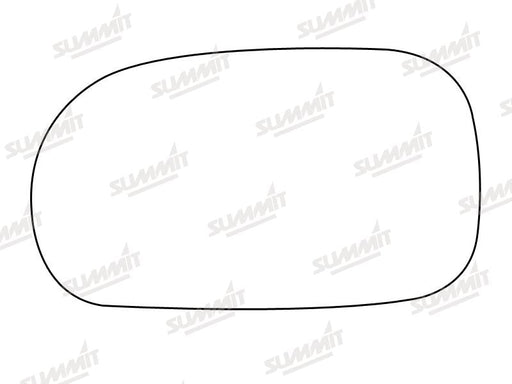 Summit Stick-On Standard Mirror Glass fits Suzuki Baleno LHS Summit - Dynamic Drive