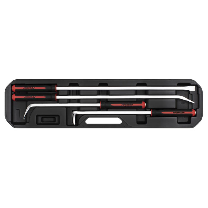 Sealey Pry Bar Set 4pc Heavy-Duty AK9100 Sealey  - Dynamic Drive