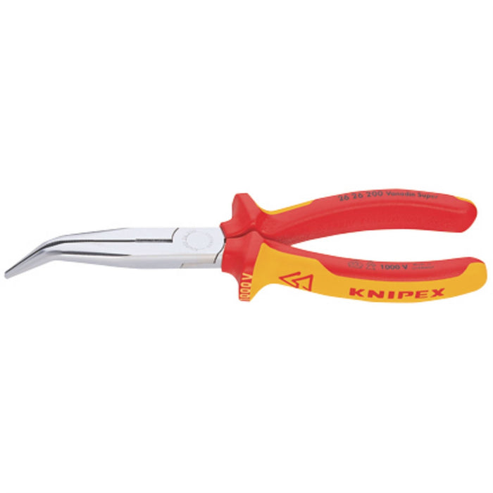 Draper Knipex 26 26 200SB Angled Long Nose Pliers, 200mm 34056 Draper - Dynamic Drive