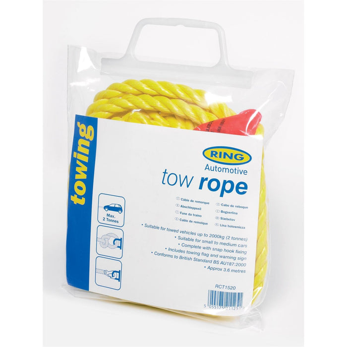 Ring Automotive RCT1520 2 Kg Tow Rope Ring Automotive - Dynamic Drive
