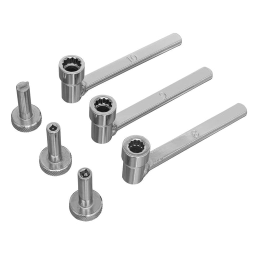 Sealey Tappet Adjustment Tool Set 6pc SMC24 Sealey - Dynamic Drive