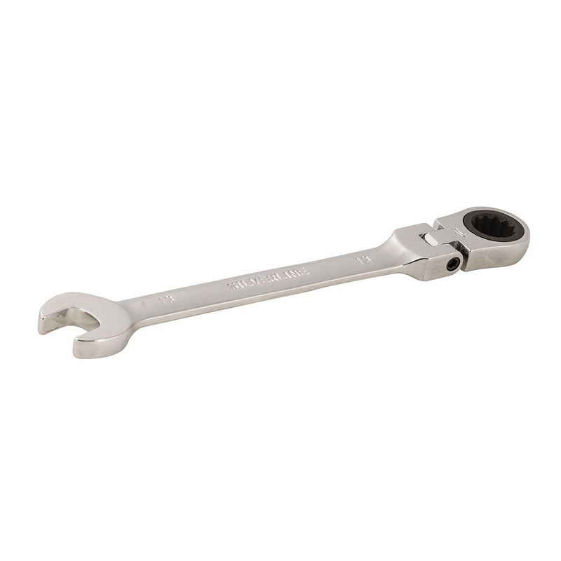 Silverline Flexible Head Ratchet Spanner 13mm Silverline - Dynamic Drive
