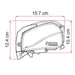 Fiamma F80L 600 Awning Titanium Royal Grey Fiamma - Dynamic Drive
