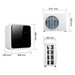 Vechline Through Window Split Air Con Unit 0115233 Vechline - Dynamic Drive