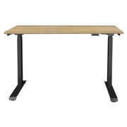 Dellonda Single Motor Adjustable-Height Electric Sit/Stand Desk - Oak Desktop Dellonda - Dynamic Drive