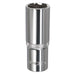 Sealey WallDrive Socket 21mm Deep 1/2"Sq Drive Fully Polished SP1221D Sealey - Dynamic Drive