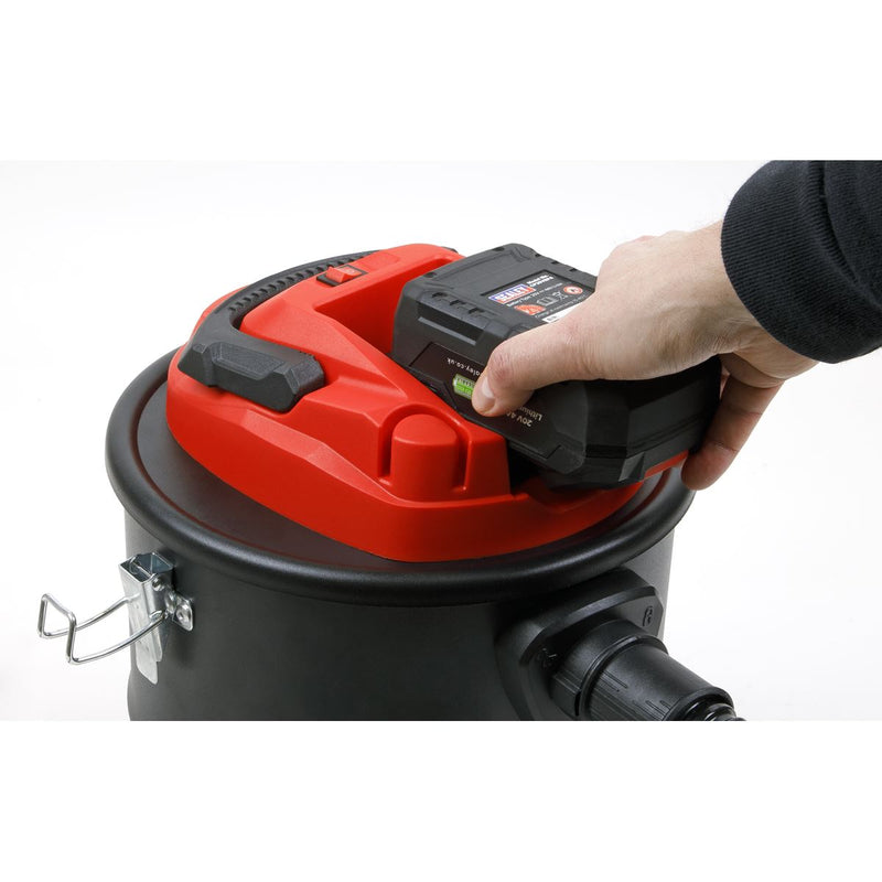 Sealey Handheld Ash Vacuum Cleaner 20V SV20 Series 15L CP20VAV Sealey - Dynamic Drive