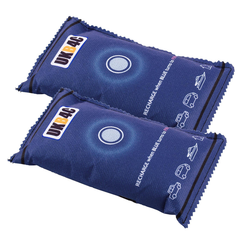 2x Car Home Dehumidifier Large Dry Bag Moisture Killer Absorber Pad Reusable Microwave UKB4C - Dynamic Drive