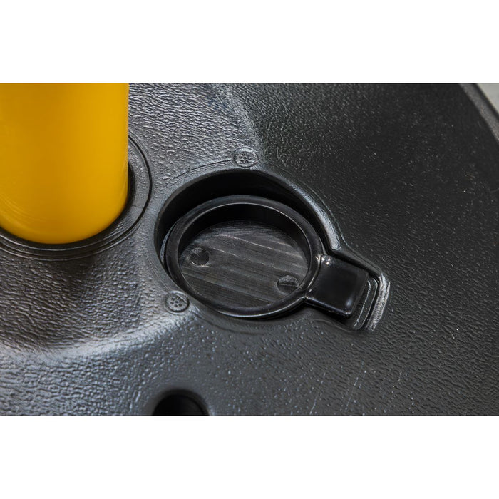 Sealey Post with Base - Black/Yellow BYPB01 Sealey - Dynamic Drive