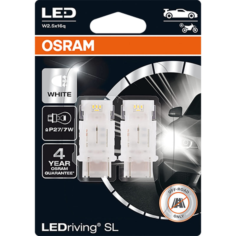 OSRAM LEDriving® SL, P27/7W, White 6000K, LED signal lamps, Off-road only Osram - Dynamic Drive