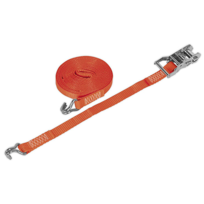 Sealey Ratchet Tie Down 25mm x 10m Poly Web 1500kg Load Test TD1510J Sealey  - Dynamic Drive
