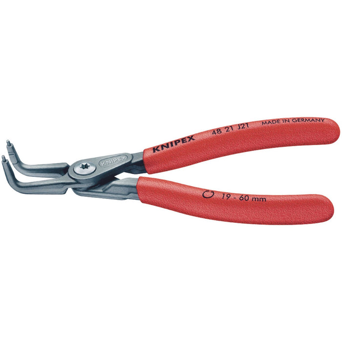 Draper Knipex 48 21 J21 90&deg; Internal Straight Tip Circlip Pliers, 19 - 60mm Draper - Dynamic Drive