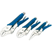 Draper Soft Grip Self Grip Pliers Set (3 Piece) 88293 Draper - Dynamic Drive
