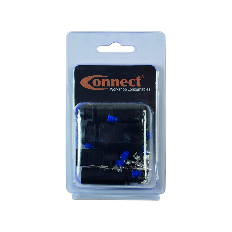 Connect for VW Electrical Male Connector 2.8mm 2 Pin Kit 25pc 37378 Tool Connection - Dynamic Drive