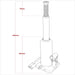 Viking Viking Bottle Jack 5 Tonne PBJ5S Viking - Dynamic Drive