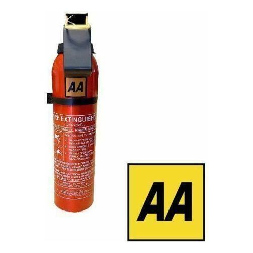 AA Fire Extinguisher Powder Compact Portable Car Home Caravan + Bracket 950g AA - Dynamic Drive