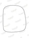 Summit Stick-On Standard Mirror Glass fits Nissan Serena LHS Summit - Dynamic Drive