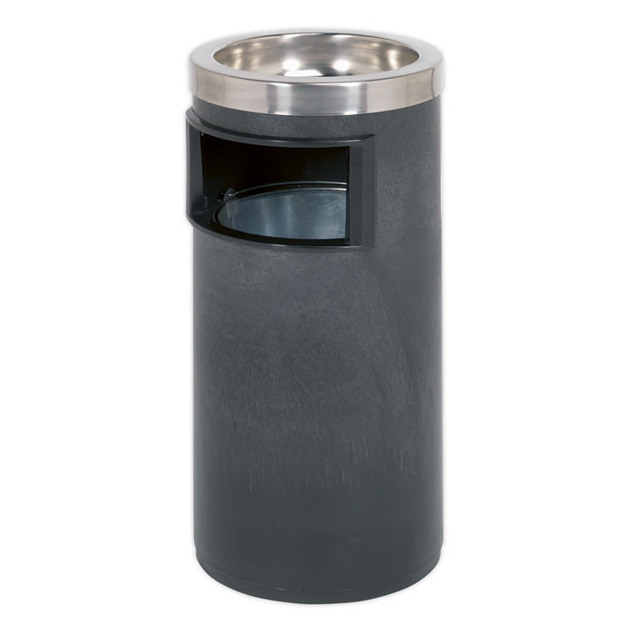 Sealey Cigarette Ashtray & Litter Bin 8L RCB06 Sealey - Dynamic Drive