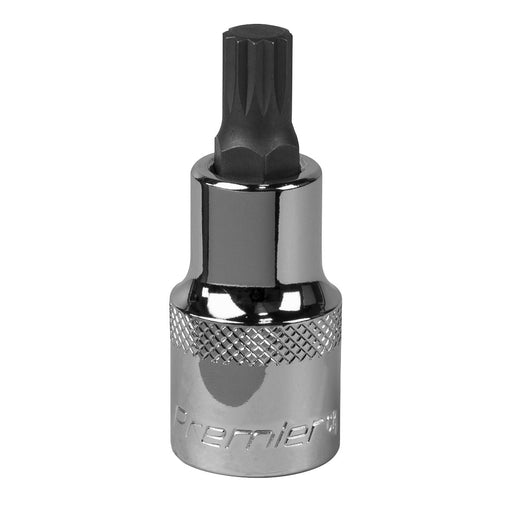 Sealey Spline Socket Bit M9 1/2"Sq Drive SBS014 Sealey - Dynamic Drive