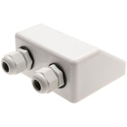 AG Twin White ABS Cable Entry Gland for Caravans & Motorhomes | Reliable and Ef AG - Dynamic Drive