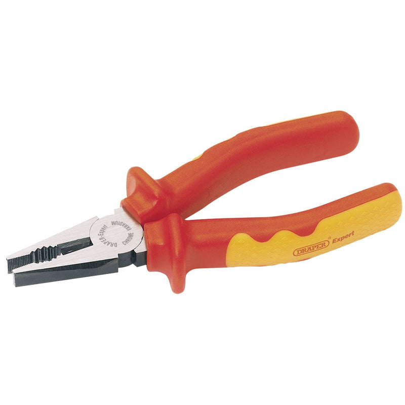 Draper VDE Approved Fully Insulated Combination Pliers, 160mm 69170 Draper - Dynamic Drive