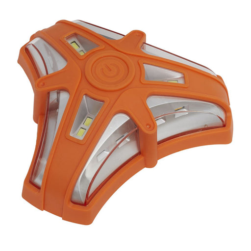 Sealey Rotating Warning Emergency Light 12 SMD LED & 6 SMD LED 3 x AAA Cell Sealey - Dynamic Drive