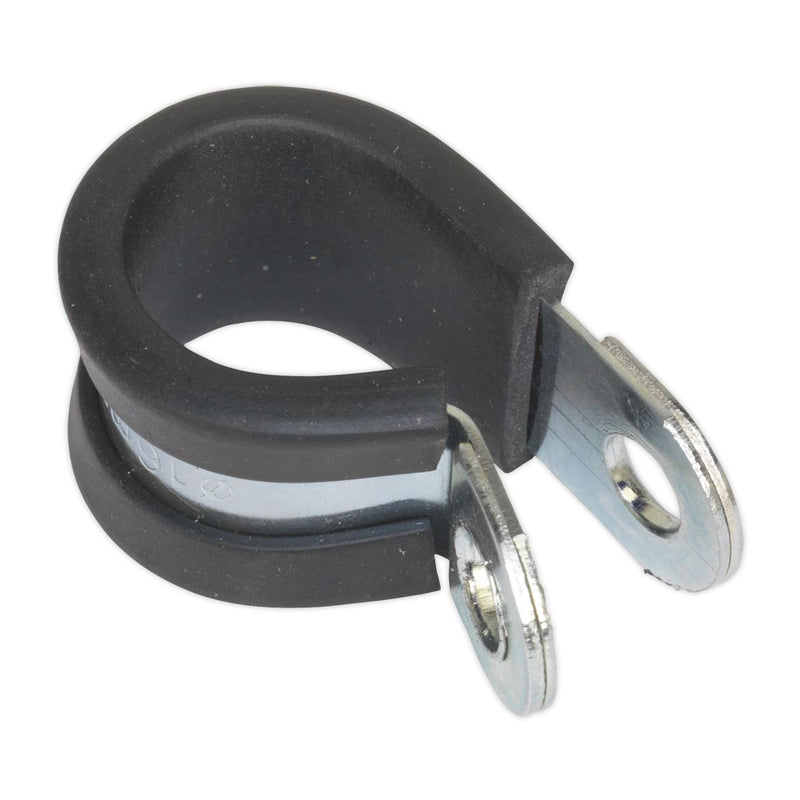 Sealey P-Clip Rubber Lined16mm Pack of 25 PCJ16 Sealey - Dynamic Drive