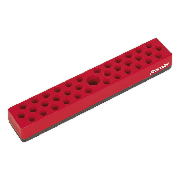 Sealey Magnetic 36 Bit Holder 1/4" Hex Screwdriver Bits Drill Storage Rail Sealey  - Dynamic Drive