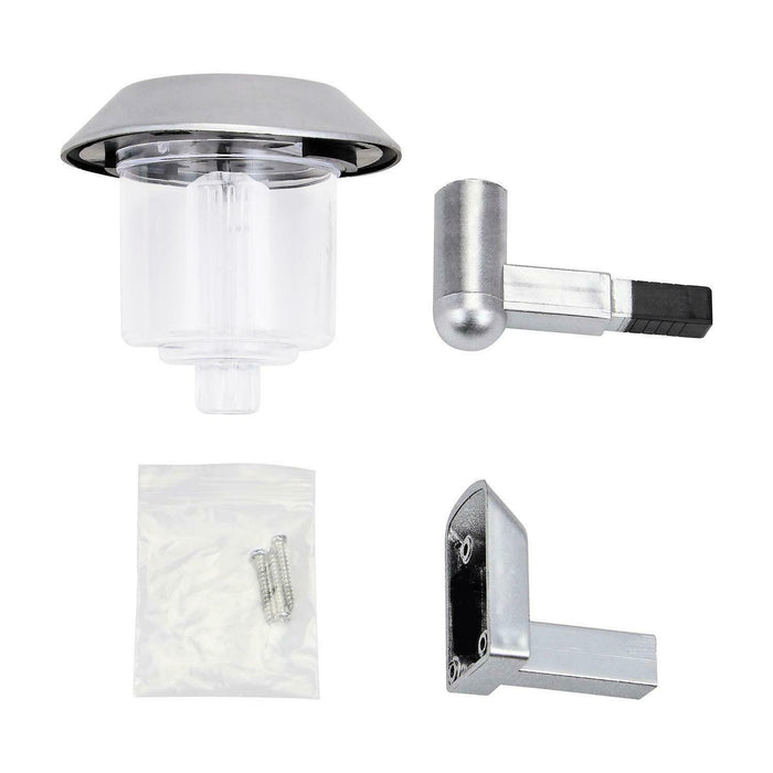 6 x Solar Powered LED Outdoor Garden Fence Wall Chrome Lantern Light Lamp Grundig  - Dynamic Drive