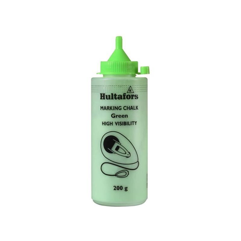 Hultafors Chalk Line Chalk High-vis Green 200g Hultafors - Dynamic Drive